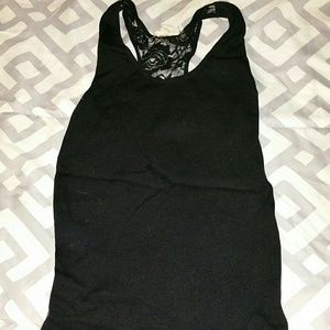 Black Lace Tank Top